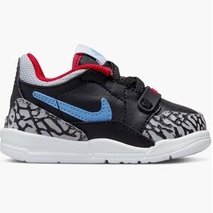 NIKE JORDAN Legacy 312 Low Sneaker Kids Black Red Blue Toddler Shoes